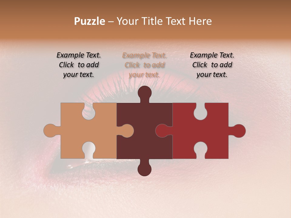 Part Brown Females PowerPoint Template