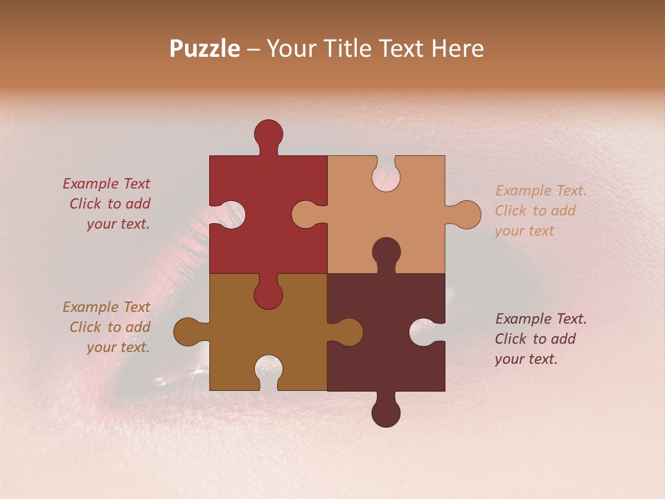 Part Brown Females PowerPoint Template