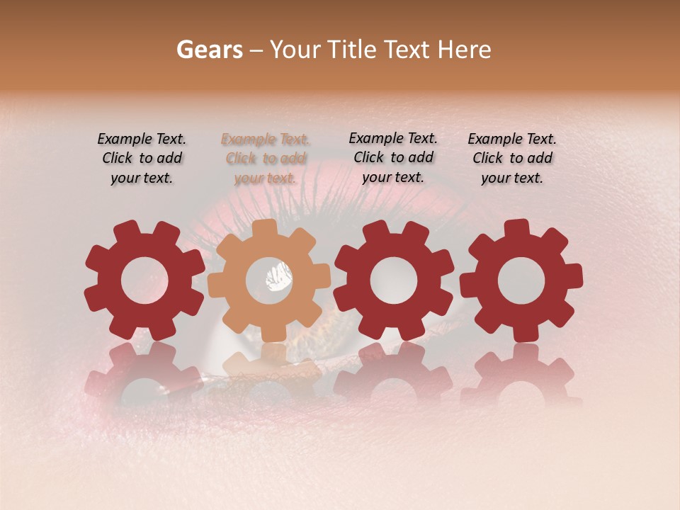 Part Brown Females PowerPoint Template