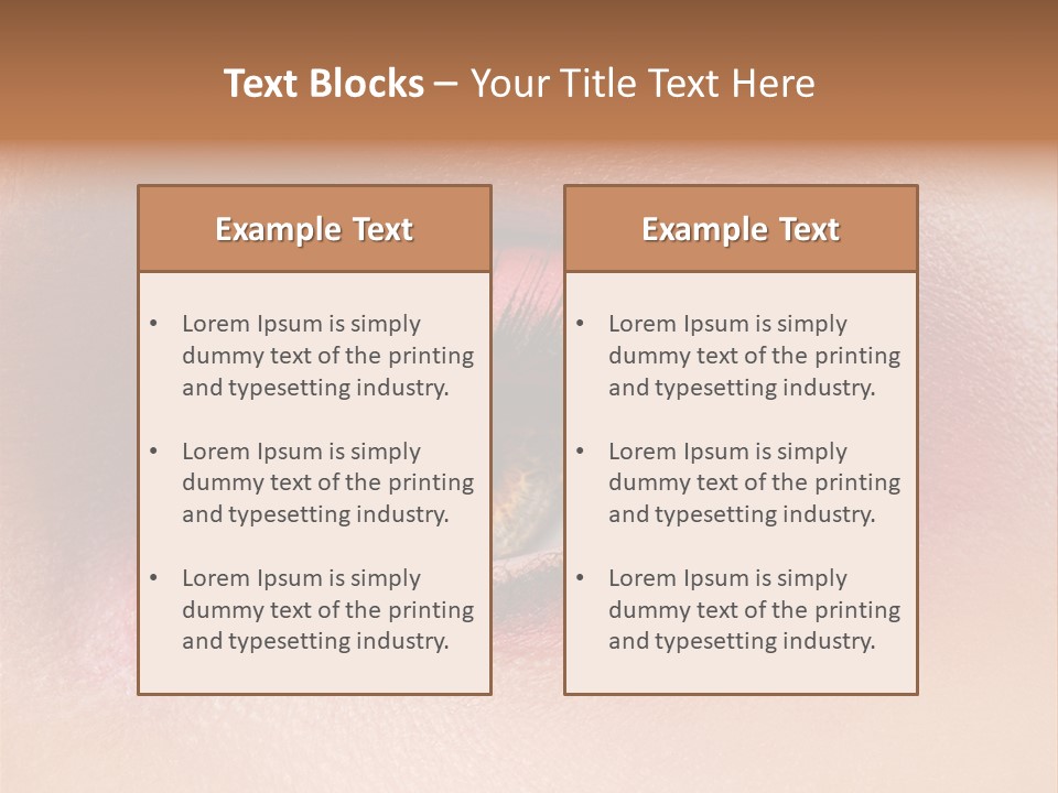 Part Brown Females PowerPoint Template