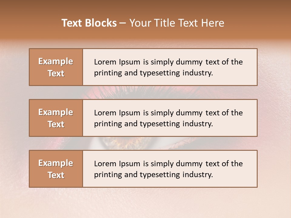 Part Brown Females PowerPoint Template
