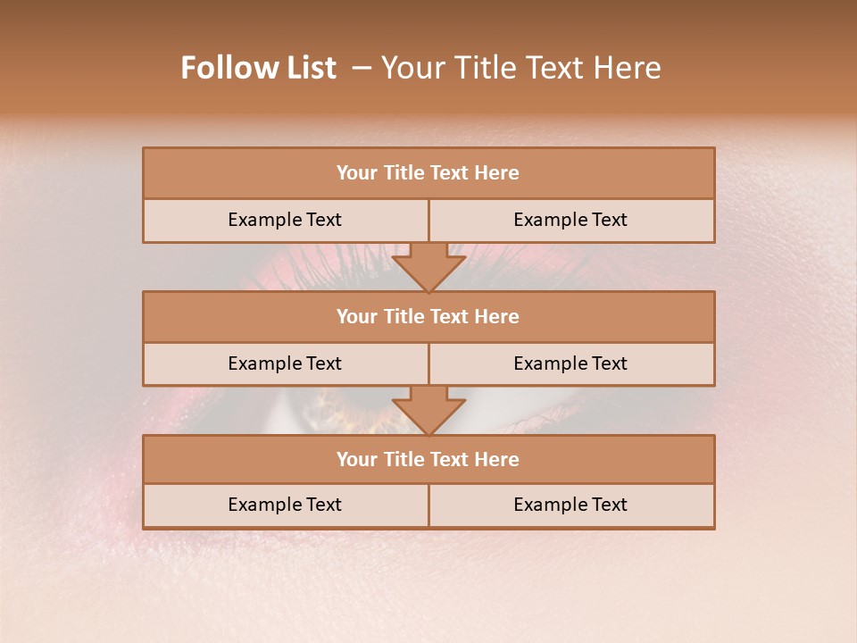 Part Brown Females PowerPoint Template