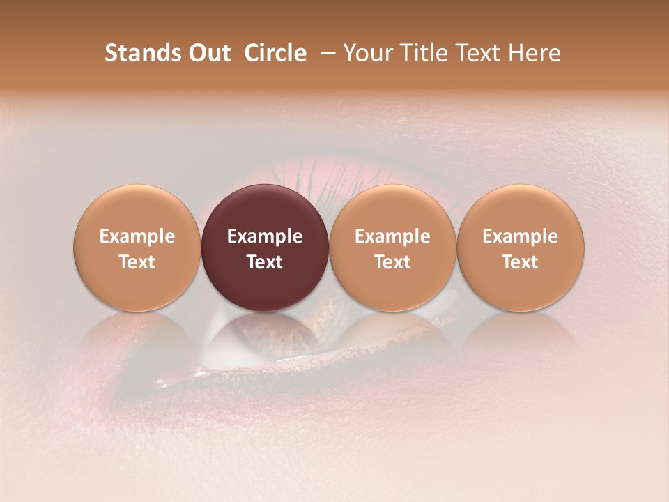 Part Brown Females PowerPoint Template