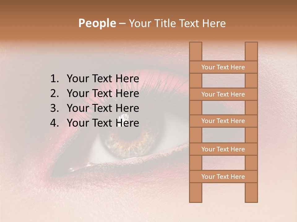Part Brown Females PowerPoint Template