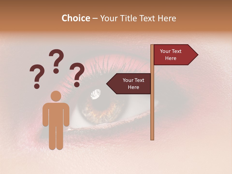 Part Brown Females PowerPoint Template