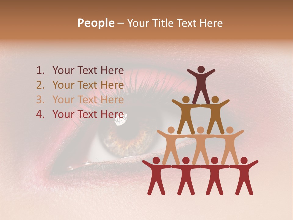 Part Brown Females PowerPoint Template