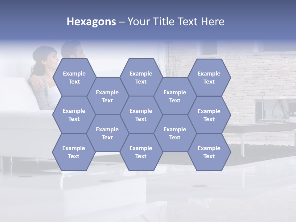 Couple Television Background PowerPoint Template