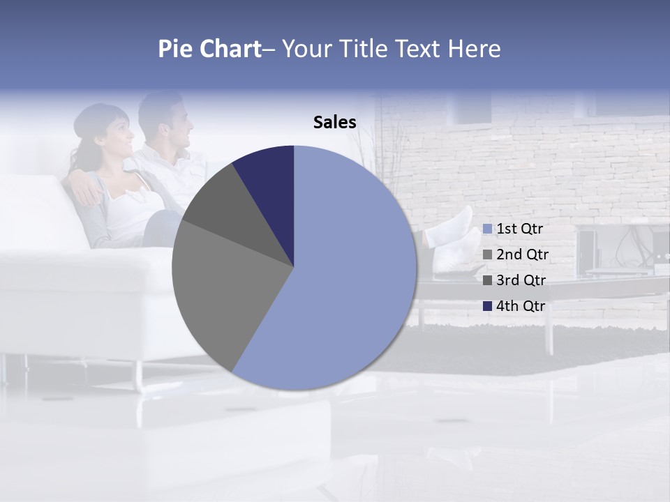 Couple Television Background PowerPoint Template