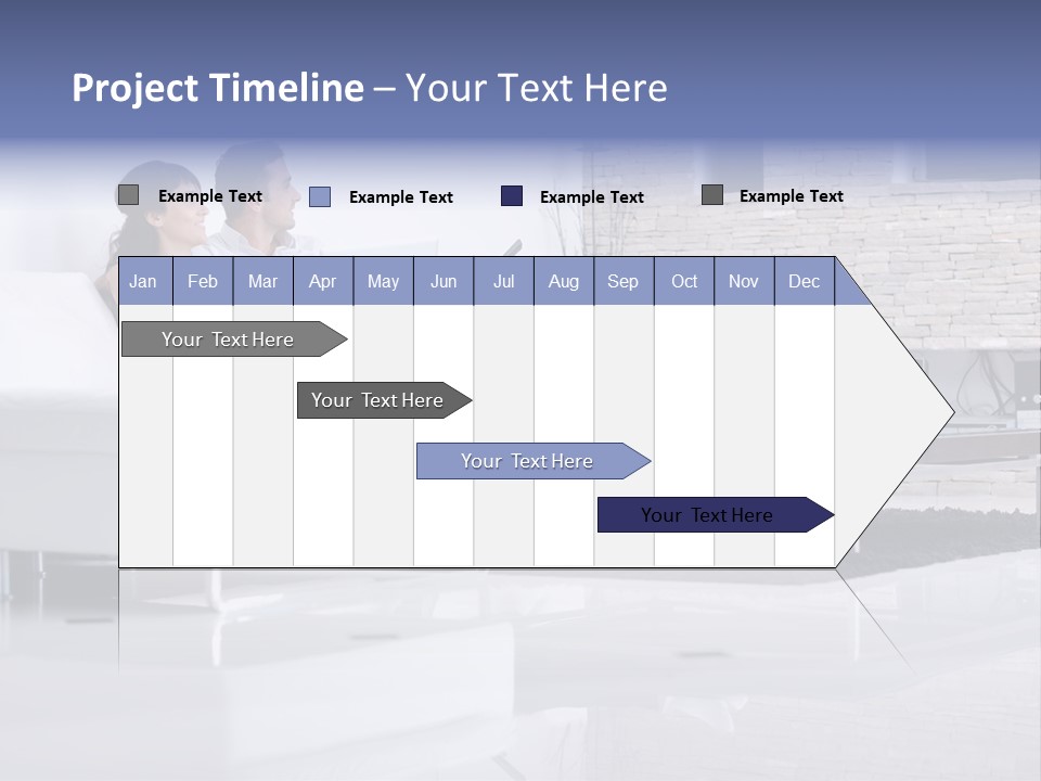 Couple Television Background PowerPoint Template