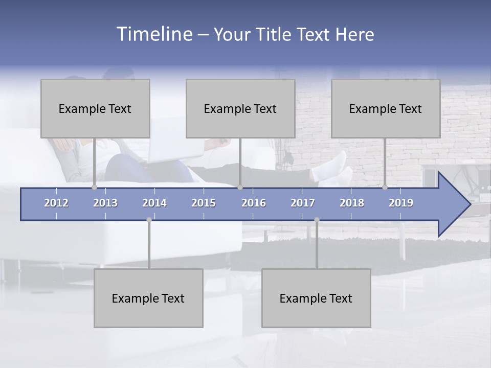Couple Television Background PowerPoint Template