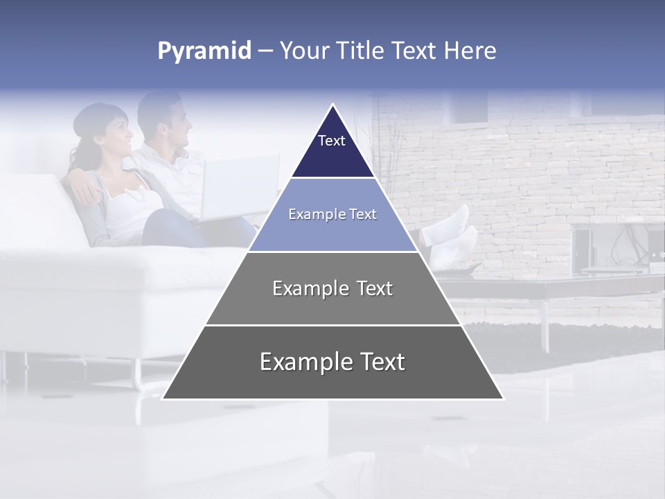 Couple Television Background PowerPoint Template