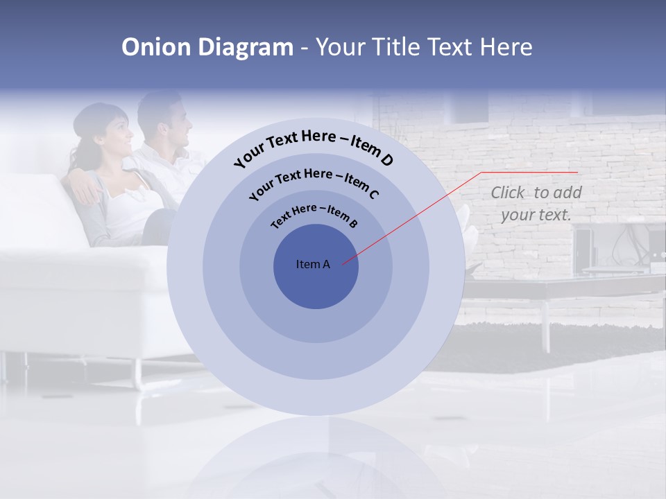 Couple Television Background PowerPoint Template