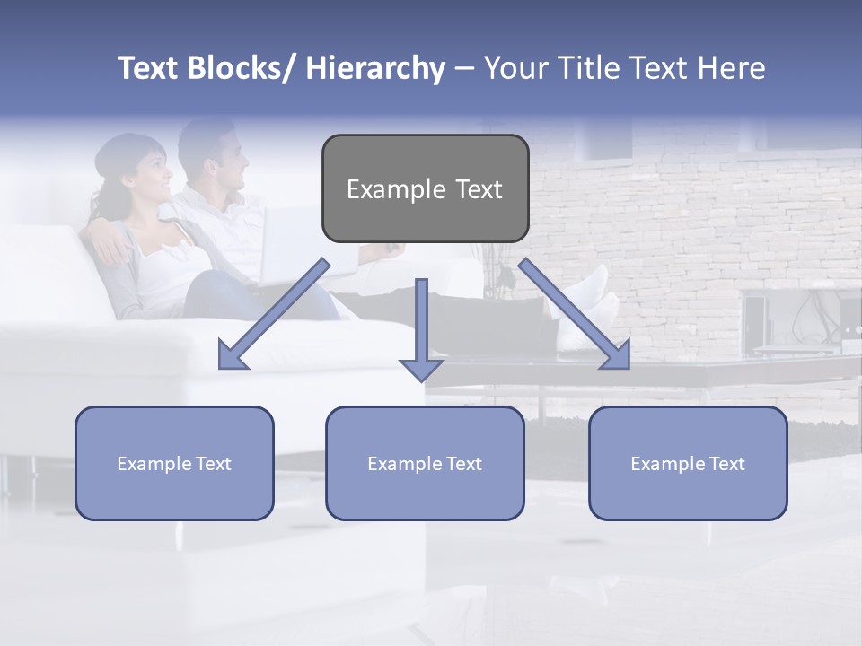 Couple Television Background PowerPoint Template