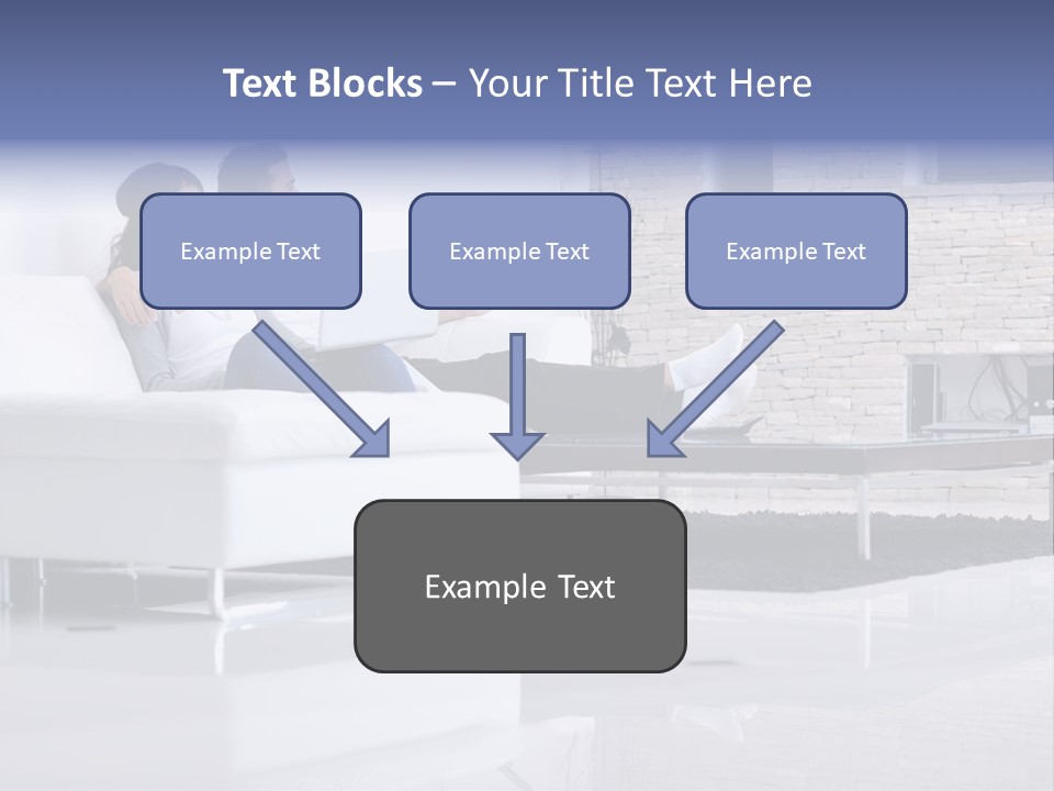 Couple Television Background PowerPoint Template