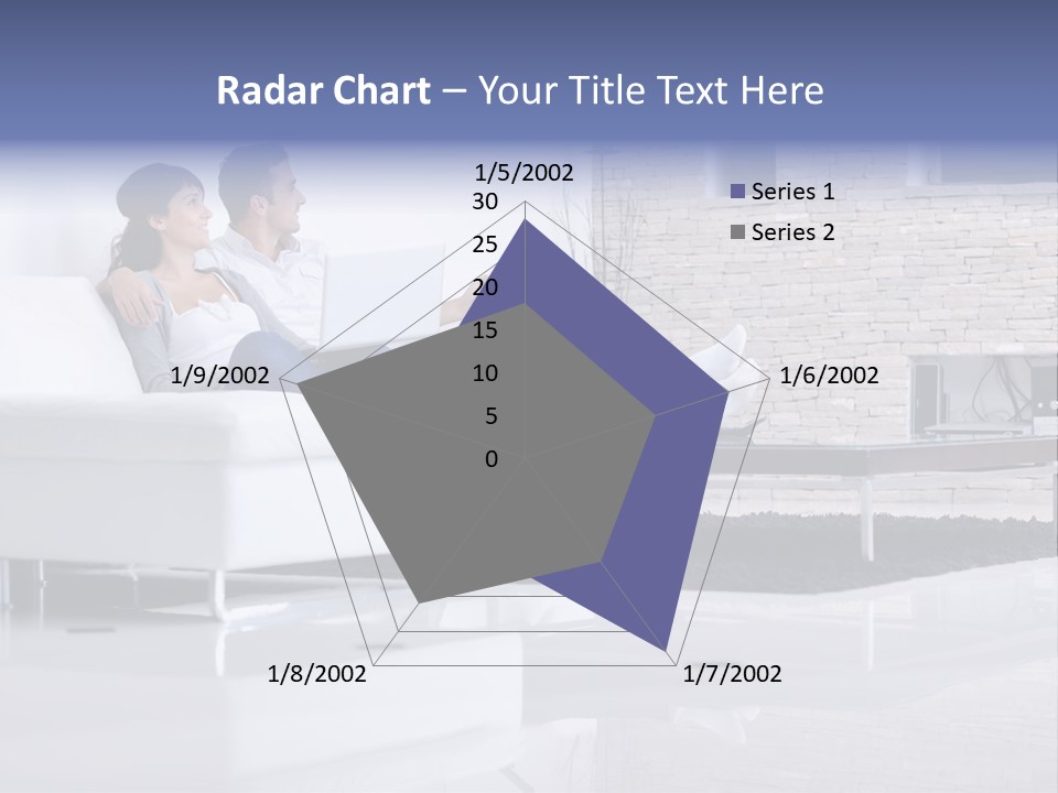 Couple Television Background PowerPoint Template