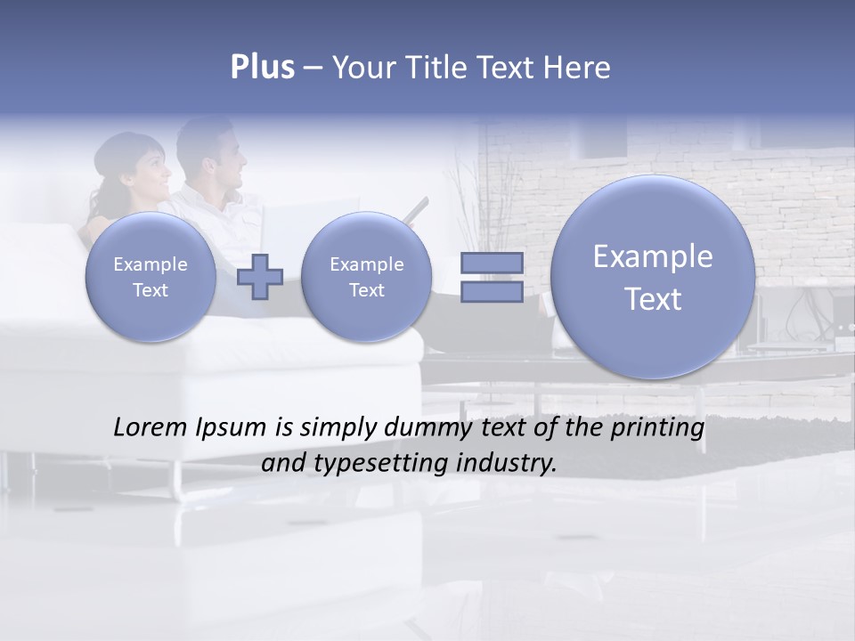 Couple Television Background PowerPoint Template