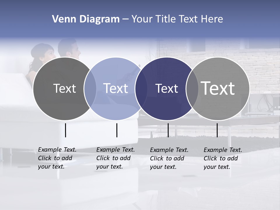 Couple Television Background PowerPoint Template