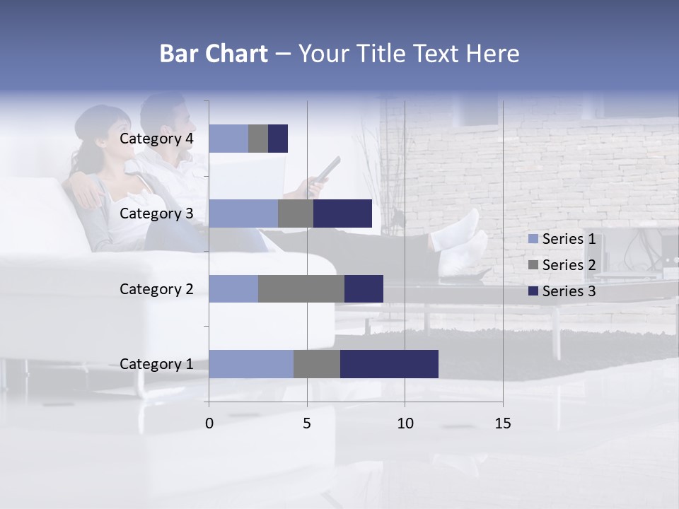 Couple Television Background PowerPoint Template
