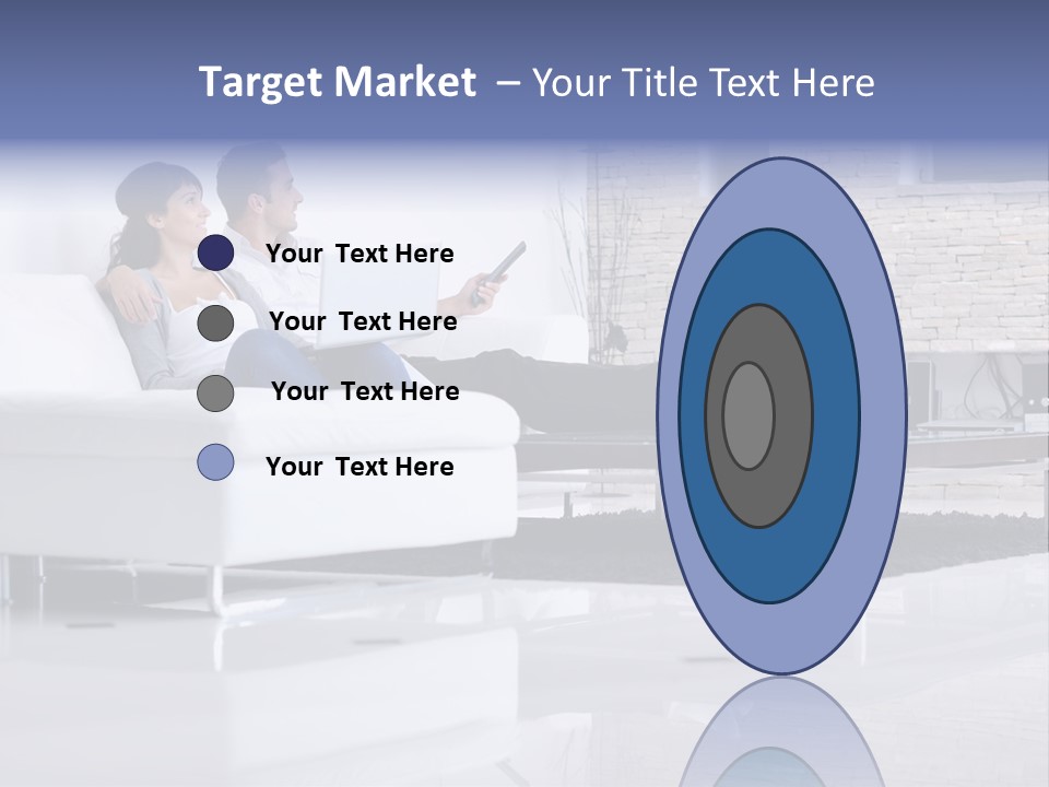 Couple Television Background PowerPoint Template