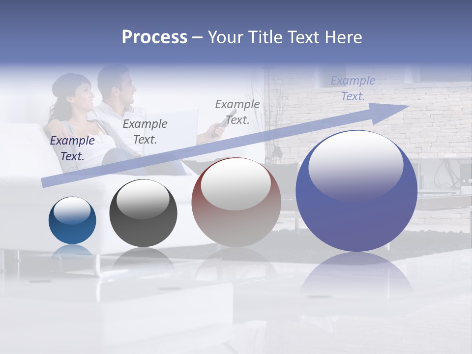 Couple Television Background PowerPoint Template