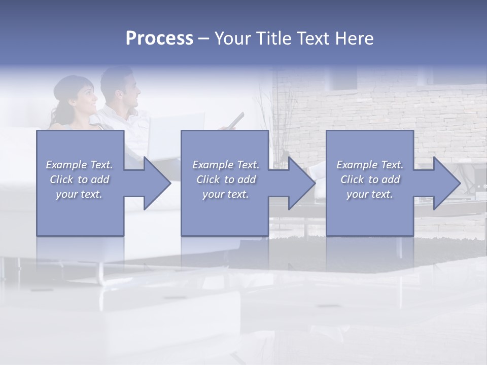 Couple Television Background PowerPoint Template