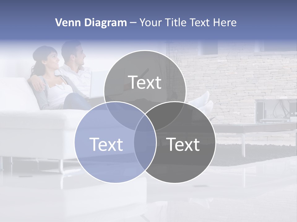 Couple Television Background PowerPoint Template