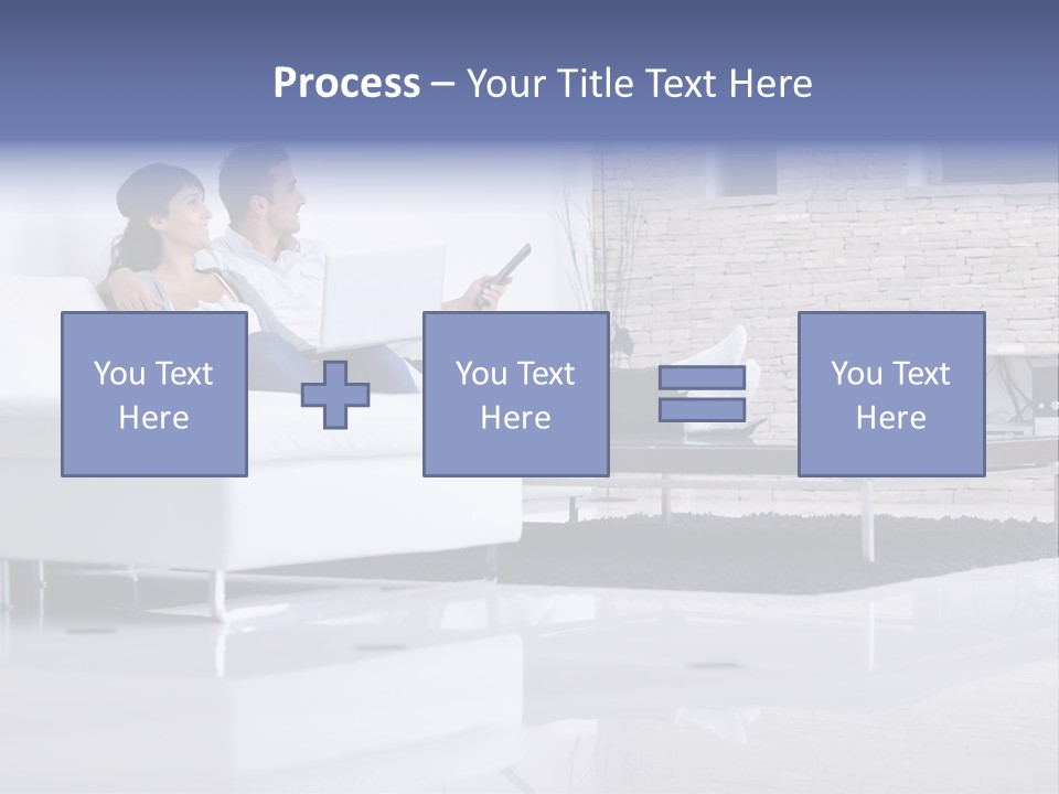 Couple Television Background PowerPoint Template