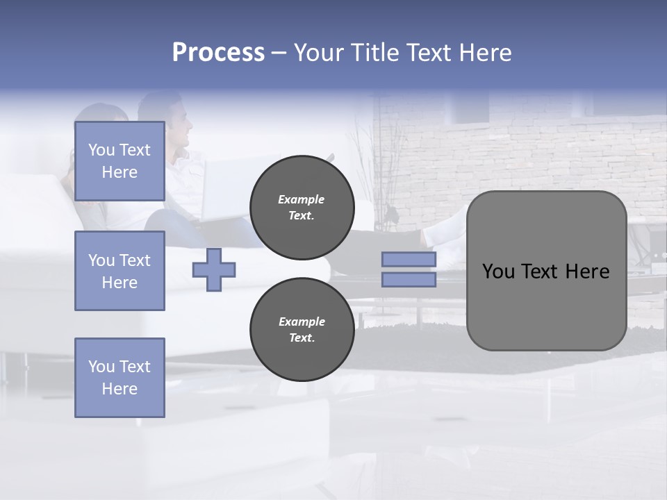 Couple Television Background PowerPoint Template