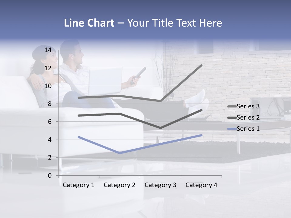 Couple Television Background PowerPoint Template