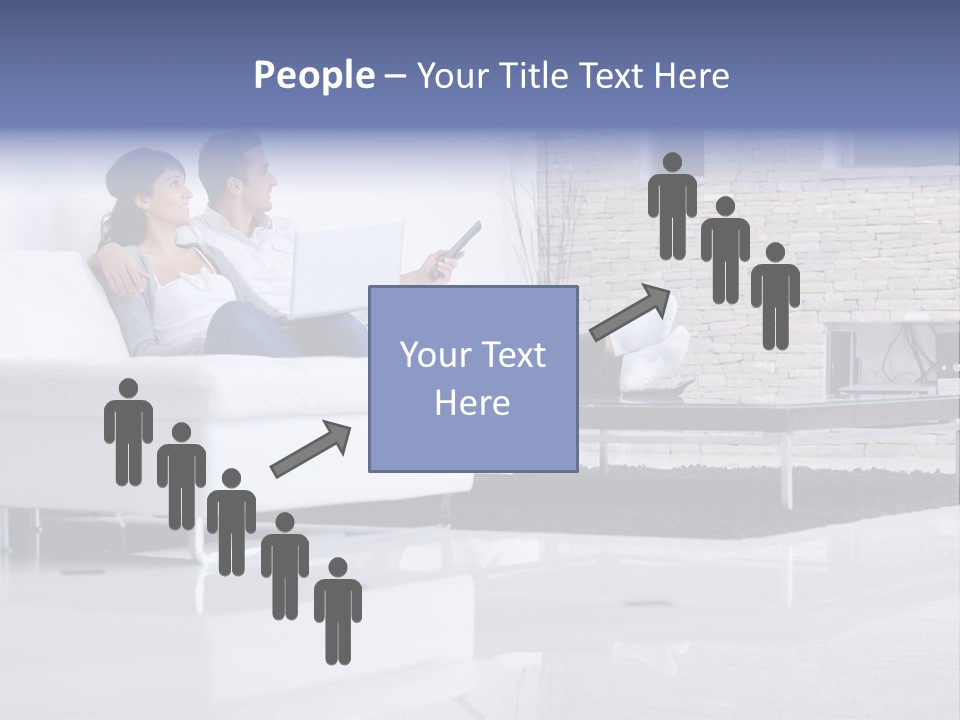 Couple Television Background PowerPoint Template