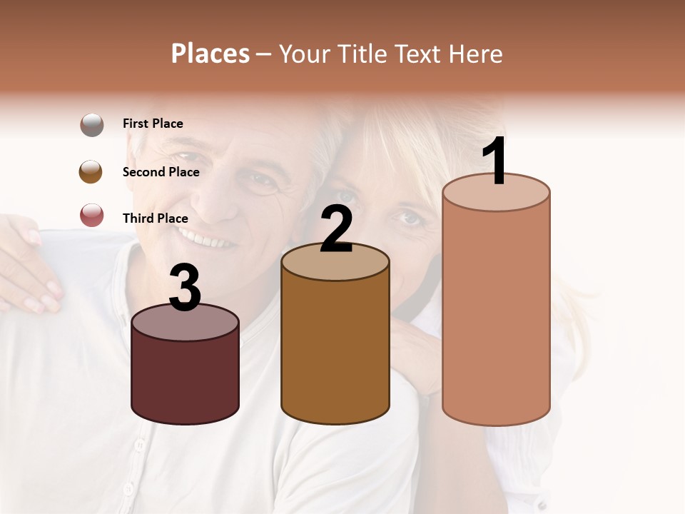 Senior Relationship Couple PowerPoint Template