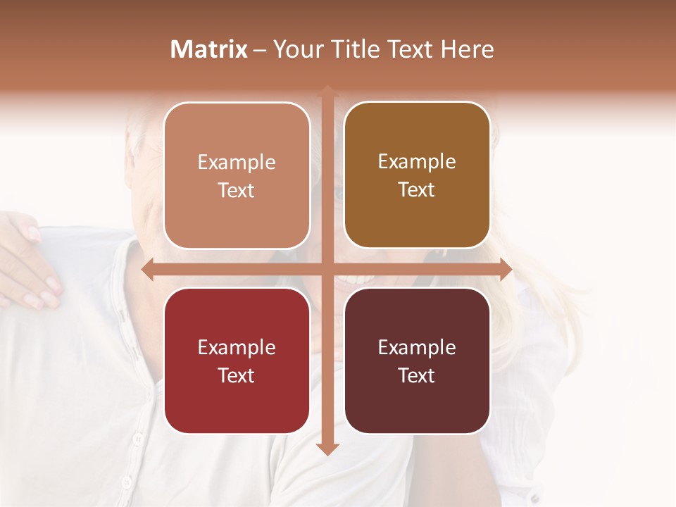 Senior Relationship Couple PowerPoint Template