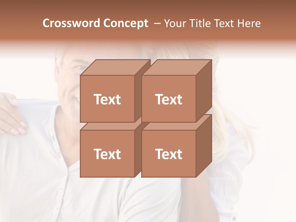 Senior Relationship Couple PowerPoint Template