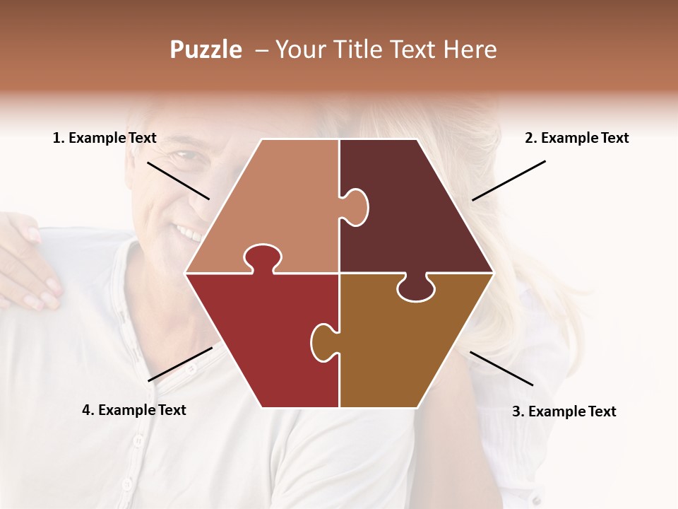 Senior Relationship Couple PowerPoint Template