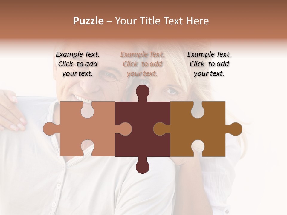 Senior Relationship Couple PowerPoint Template