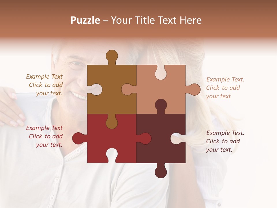 Senior Relationship Couple PowerPoint Template