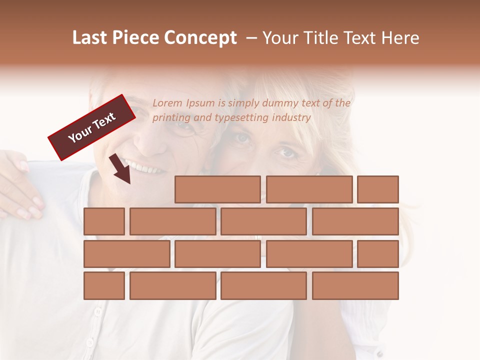 Senior Relationship Couple PowerPoint Template