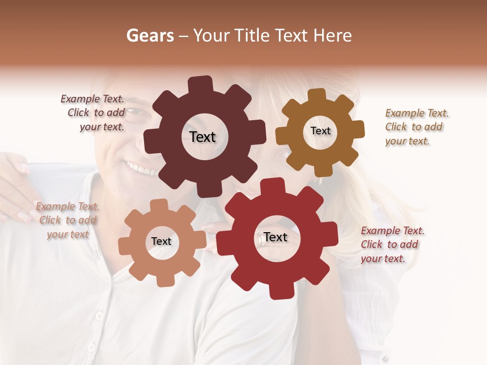 Senior Relationship Couple PowerPoint Template