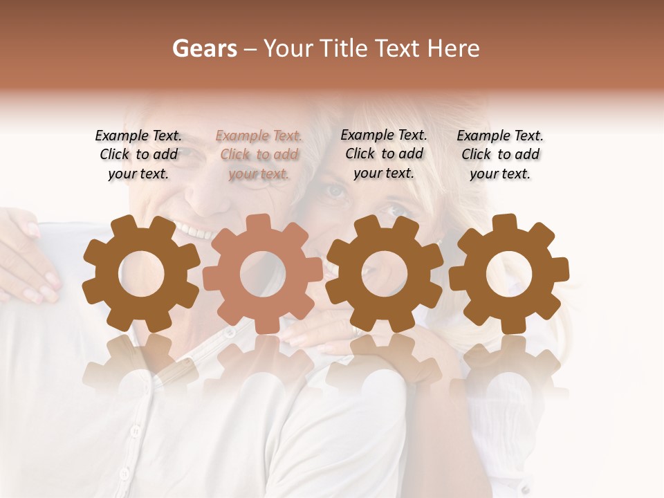 Senior Relationship Couple PowerPoint Template