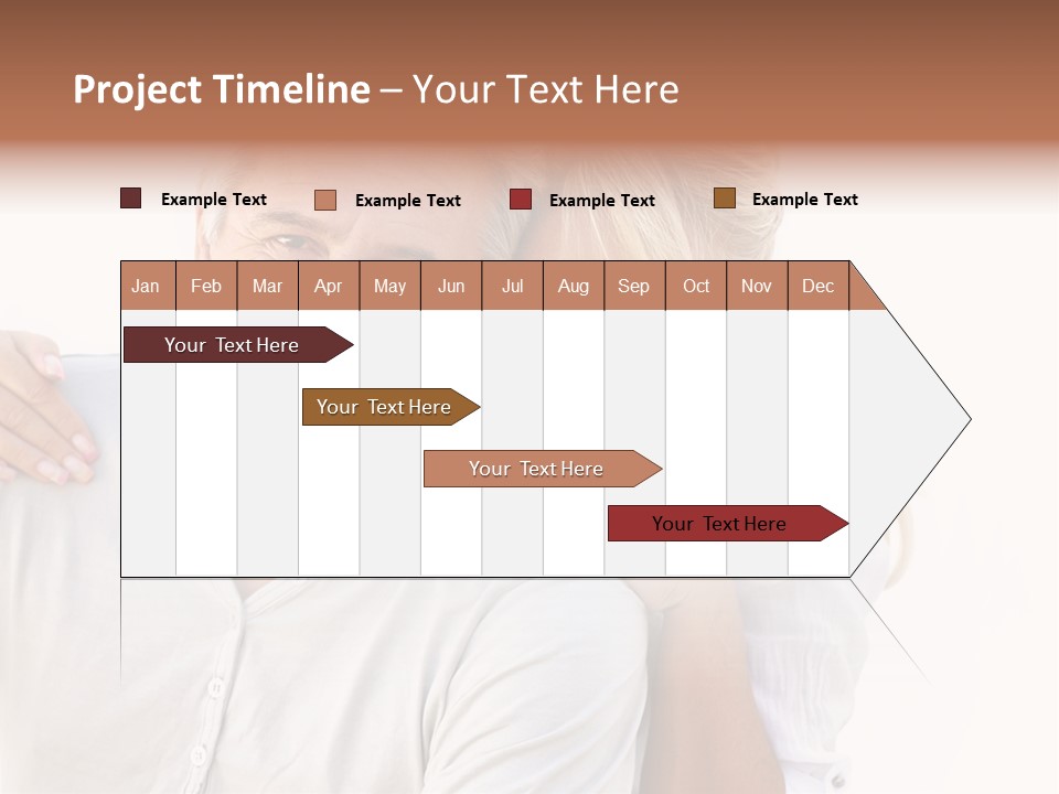 Senior Relationship Couple PowerPoint Template