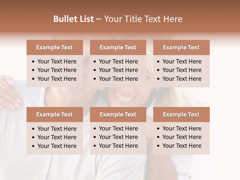 Senior Relationship Couple PowerPoint Template