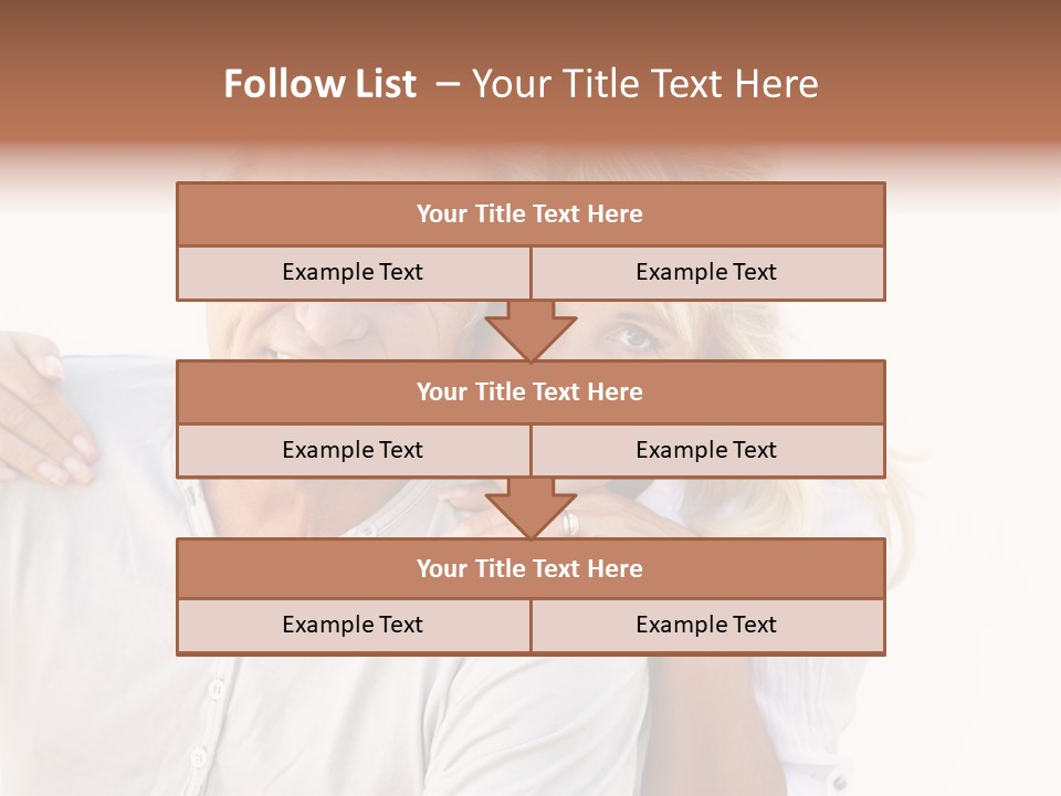 Senior Relationship Couple PowerPoint Template