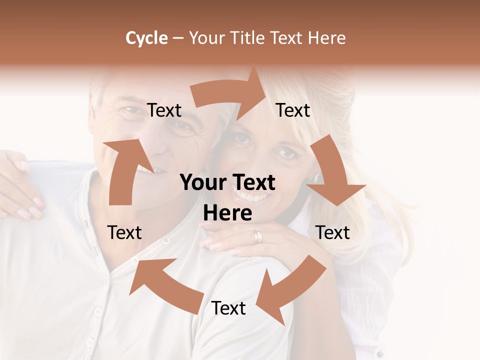 Senior Relationship Couple PowerPoint Template