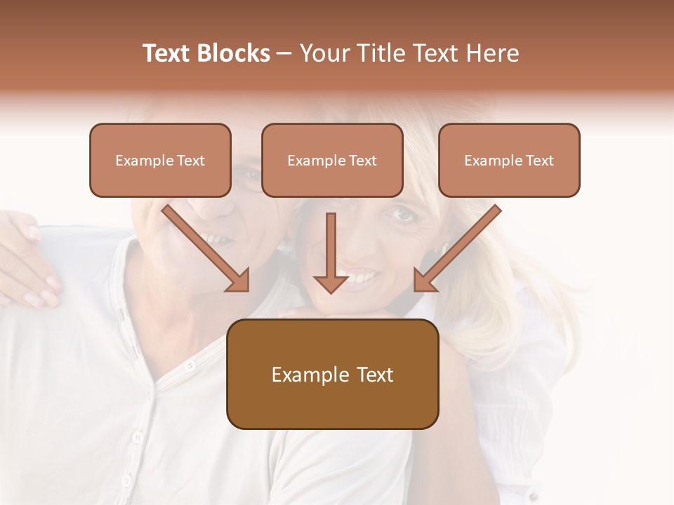 Senior Relationship Couple PowerPoint Template