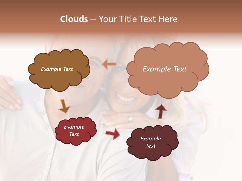Senior Relationship Couple PowerPoint Template