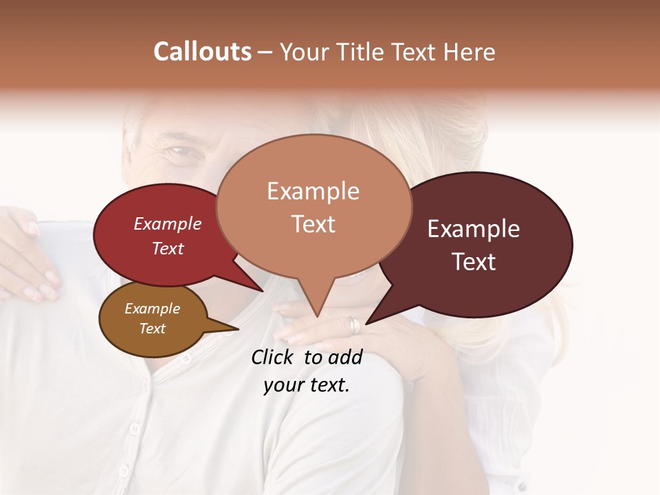 Senior Relationship Couple PowerPoint Template