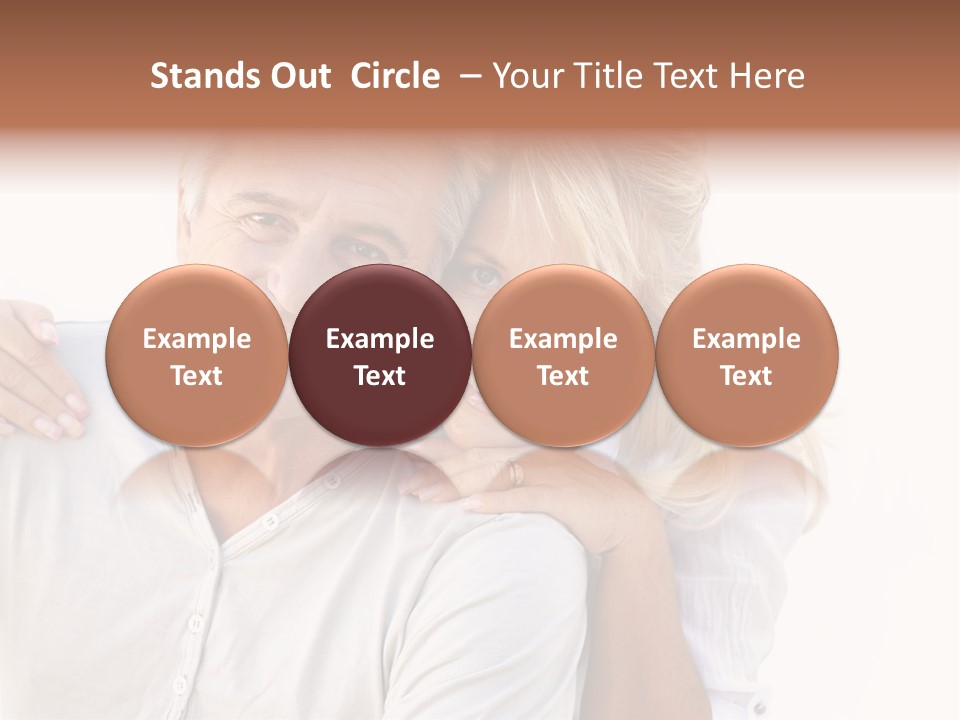 Senior Relationship Couple PowerPoint Template