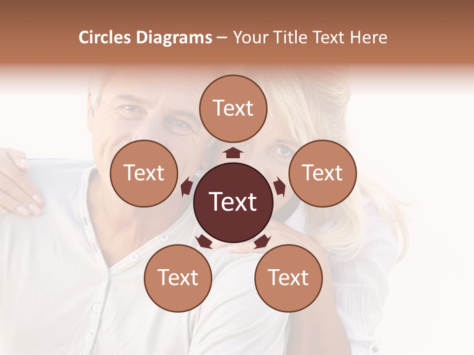 Senior Relationship Couple PowerPoint Template