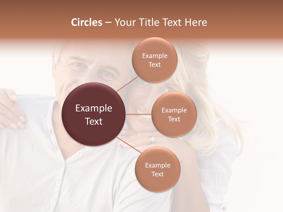 Senior Relationship Couple PowerPoint Template