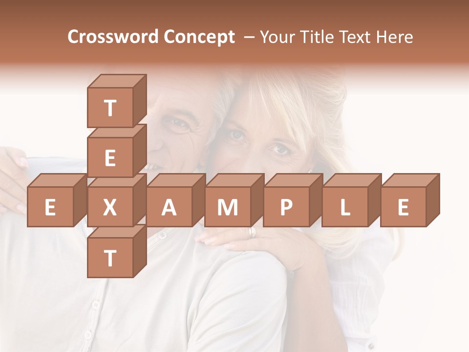 Senior Relationship Couple PowerPoint Template